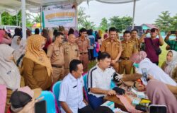Antusias Warga Hadiri Gerakan Pangan Murah Di Desa Sripendowo