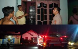 Rumah Sofi Nyaris Ludes Terbakar, Pemdes dan Destana Palaspasemah dan Warga Kompak Padamkan Kobaran Api 