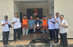 Komplotan Pencuri Kabel di Tower Mitratel Lampung Selatan Ditangkap Polisi