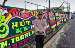 Meriahkan HUT Bhayangkara ke-79, Polsek Palas Dibanjiri Ucapan Karangan Bunga