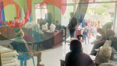 670 KPM di Desa Kalirejo Terima Bantuan Beras