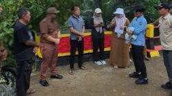 Camat Merbau Mataram Apresiasi Aksi Warga Cat Jembatan Rusak