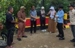 Camat Merbau Mataram Apresiasi Aksi Warga Cat Jembatan Rusak