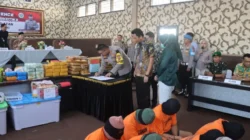 Polres Lampung Selatan Amankan Kurir dan BB Sabu 21 Kg