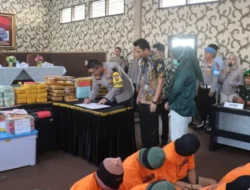 Polres Lampung Selatan Amankan Kurir dan BB Sabu 21 Kg