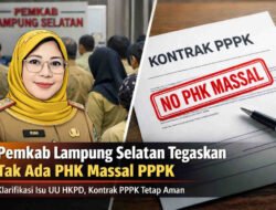 Isu PHK Massal PPPK, Pemkab Lampung Selatan Tegaskan Tak Ada