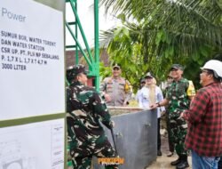 TMMD ke-127 Hadirkan Solusi Air Bersih, Warga Gunung Sari Riang Gembira