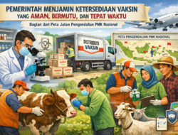 Vaksinasi Biosekuriti Kendalikan PMK di Lampung Timur