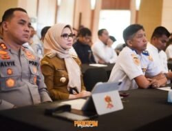 Bupati Pesawaran Nanda Indira Hadiri Rakor Lintas Sektoral Kesiapan Pengamanan Hari Raya Idul Fitri 1447 H